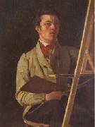 Jean Baptiste Camille  Corot Portrait of the artist (mk05) oil on canvas